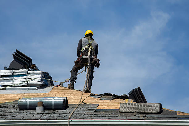 Professional Roof Replacement technician working in Washington, OK